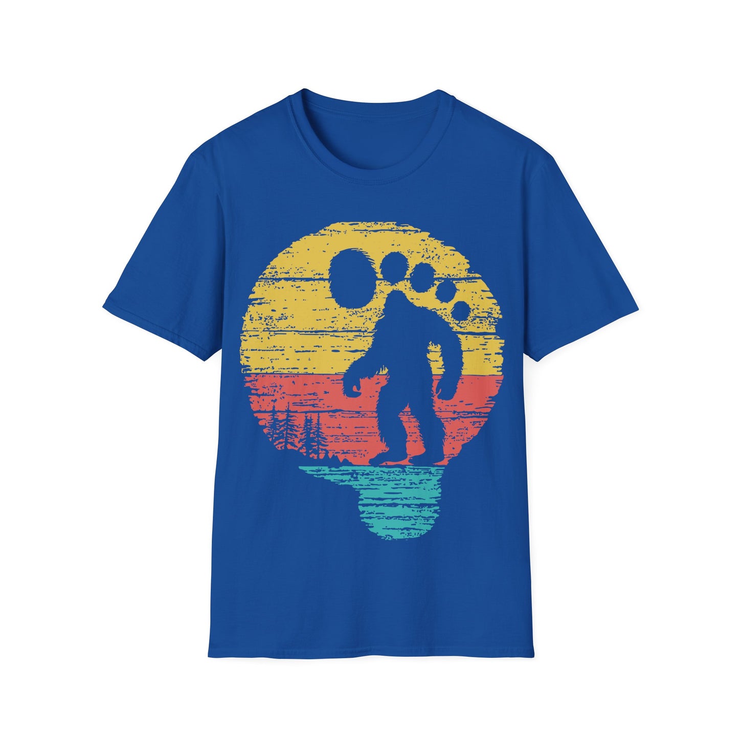 Sasquatch Retro Sunset T-Shirt
