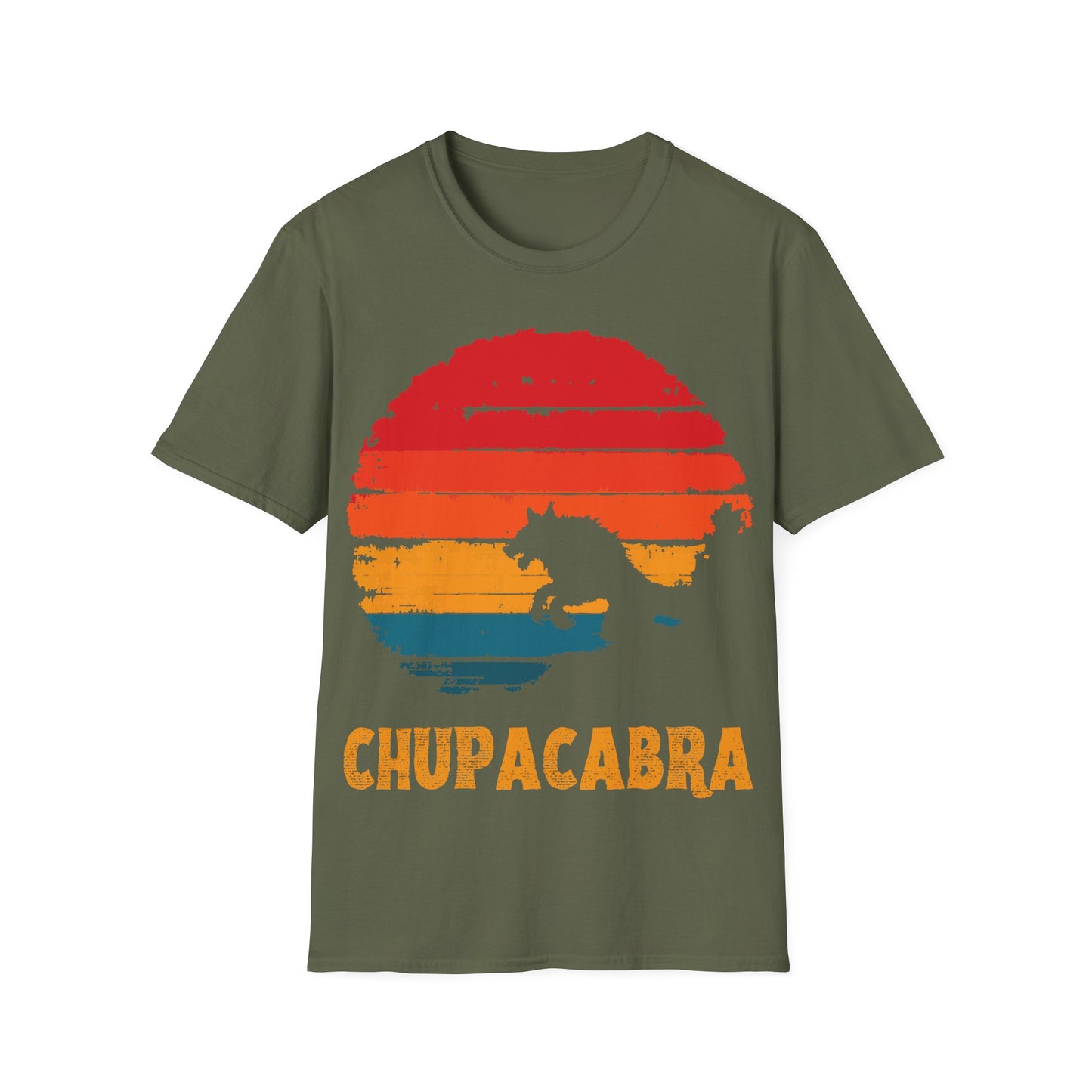 Chupacabra - Retro Sunset T-Shirt