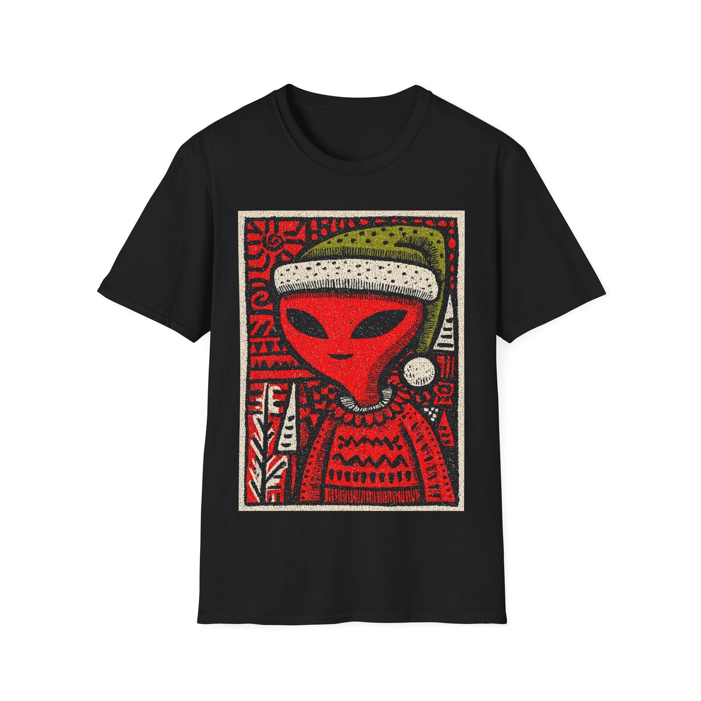 Alien Christmas Holiday T-Shirt