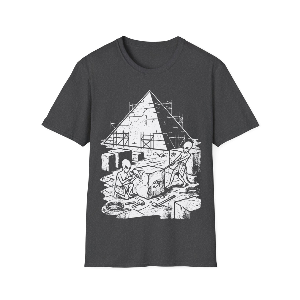 Aliens Building Giza T-Shirt