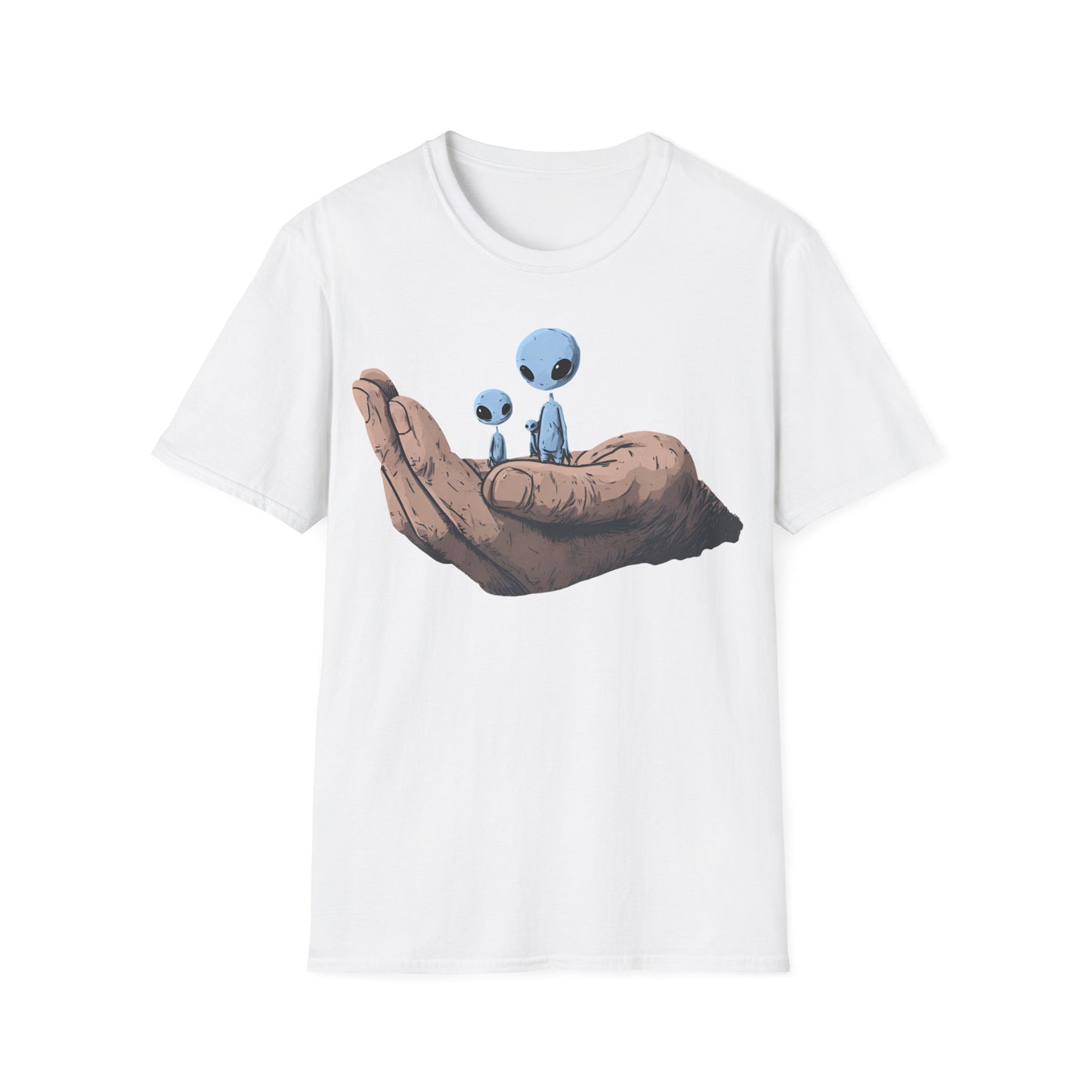 Holding Tiny Aliens - Concept Art T-Shirt