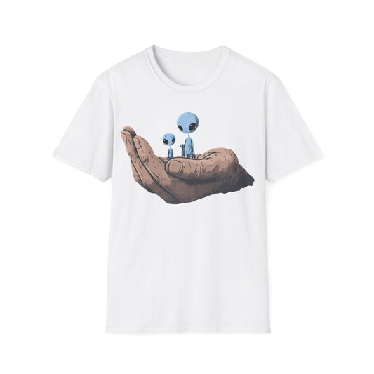 Holding Tiny Aliens - Concept Art T-Shirt