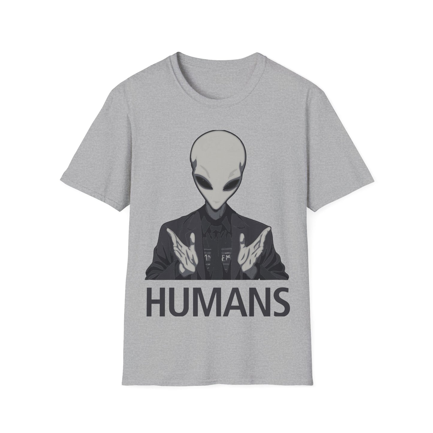 Humans - Alien Meme T-Shirt