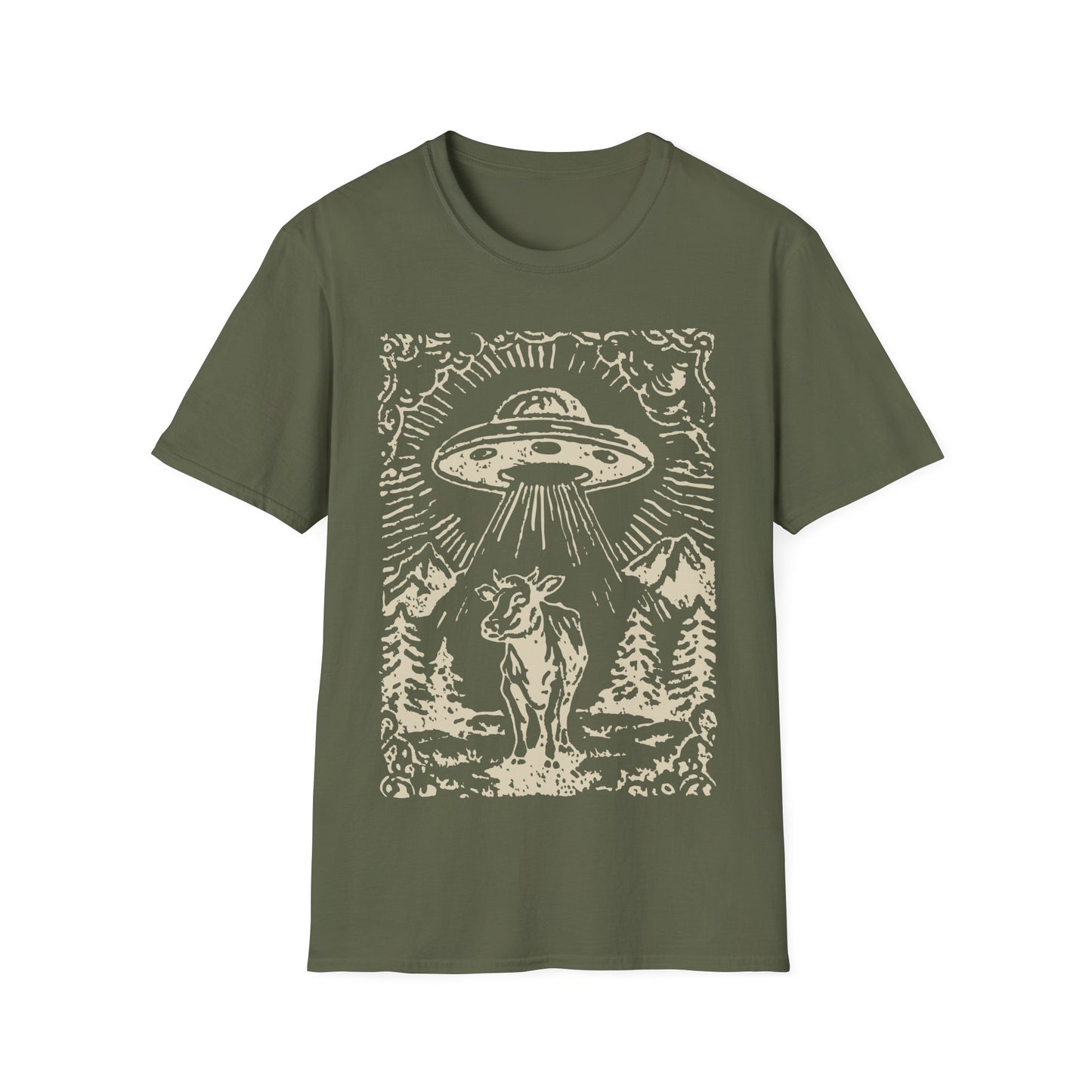 Vintage Cow Abduction T-Shirt