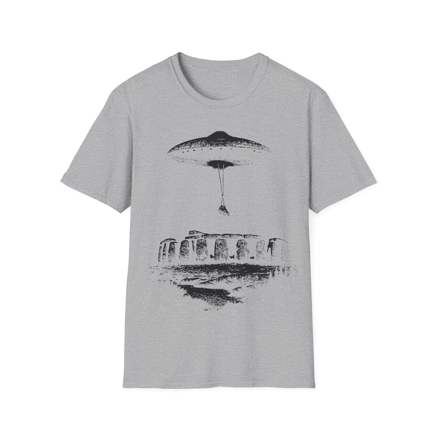 UFO Building Stonehenge T-Shirt