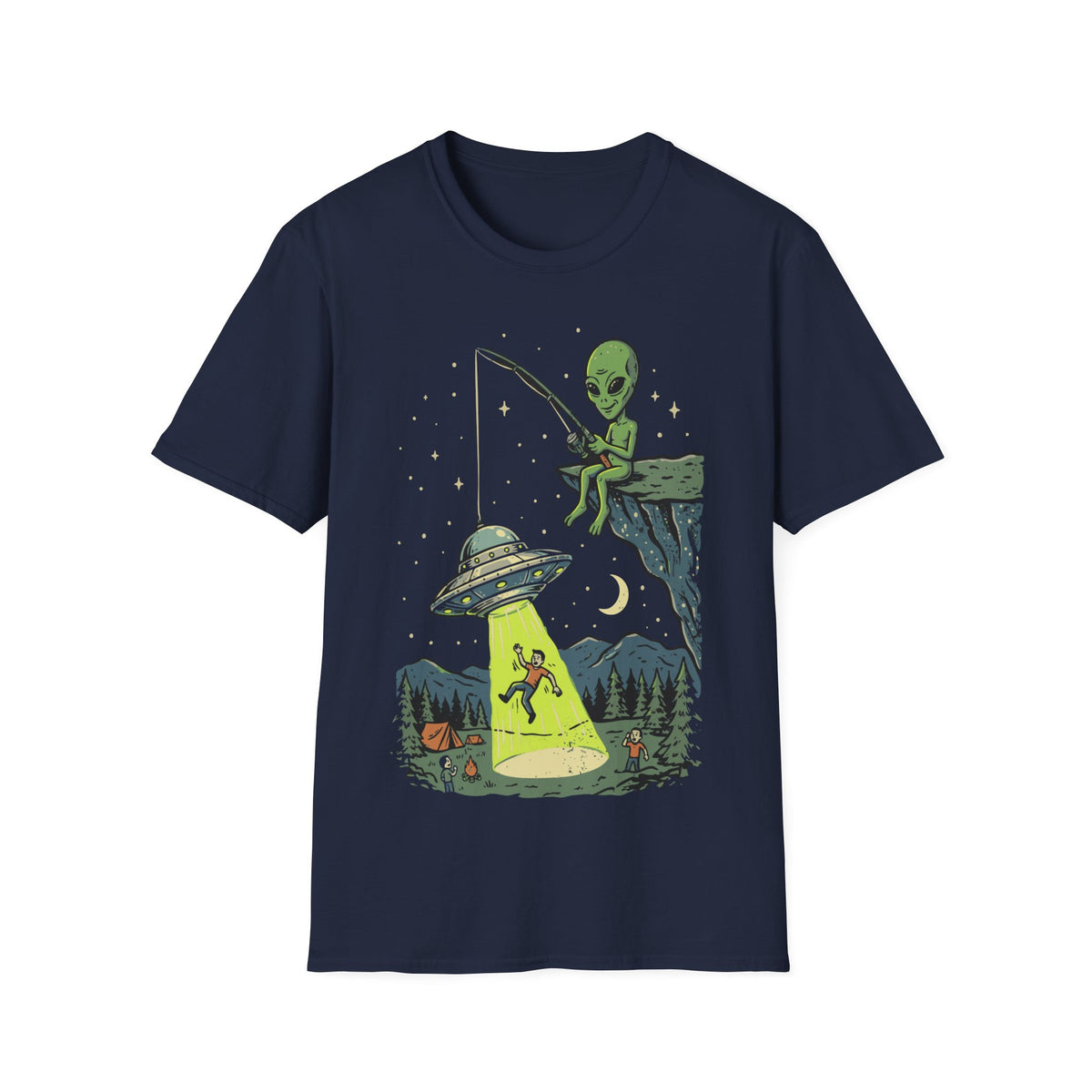 Alien Fishing T-Shirt
