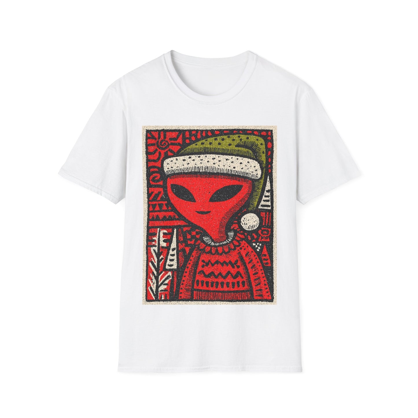 Alien Christmas Holiday T-Shirt