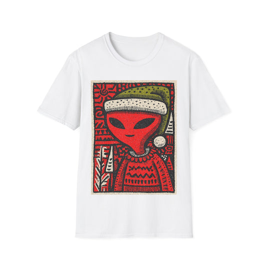 Alien Christmas Holiday T-Shirt