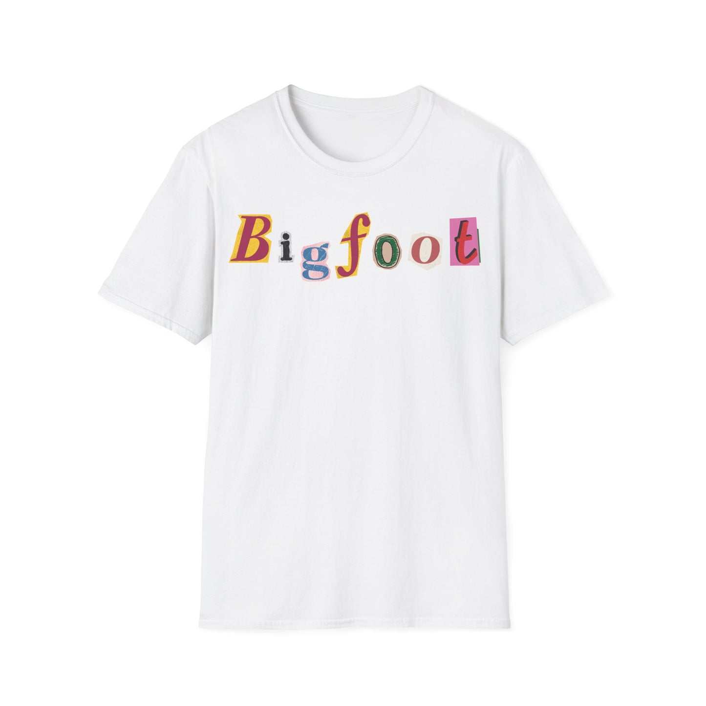 Bigfoot Letter Cuts T-Shirt