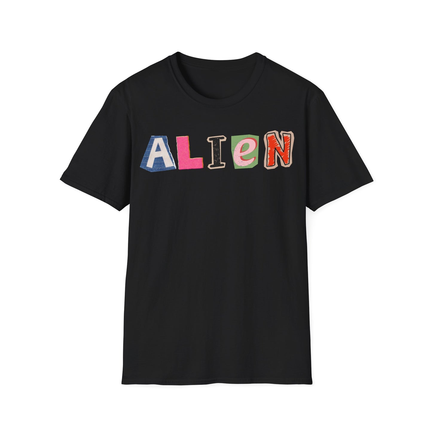 Alien Letter Cuts T-Shirt