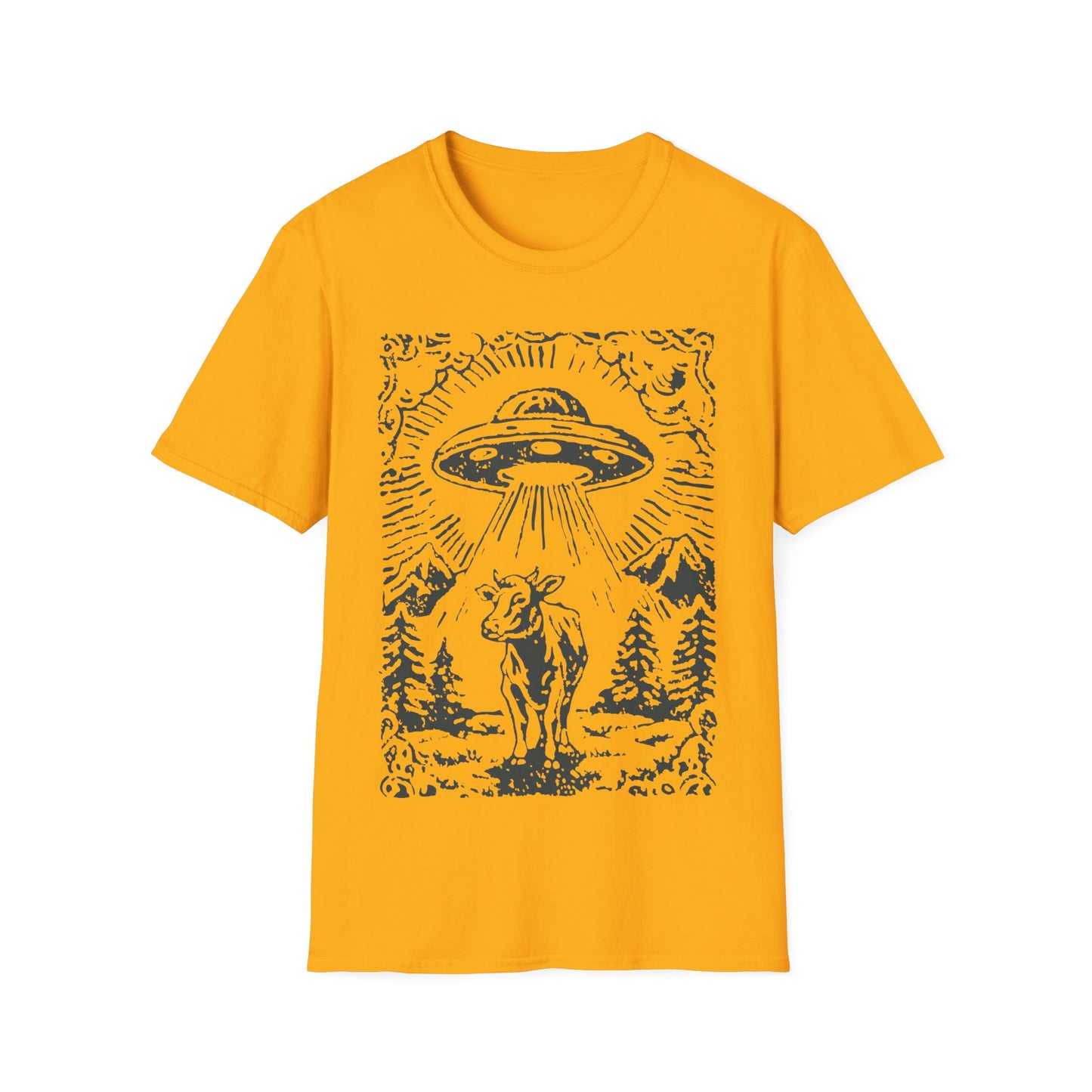 Vintage Cow Abduction T-Shirt