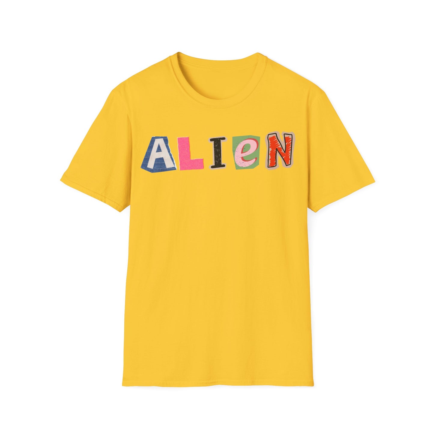 Alien Letter Cuts T-Shirt