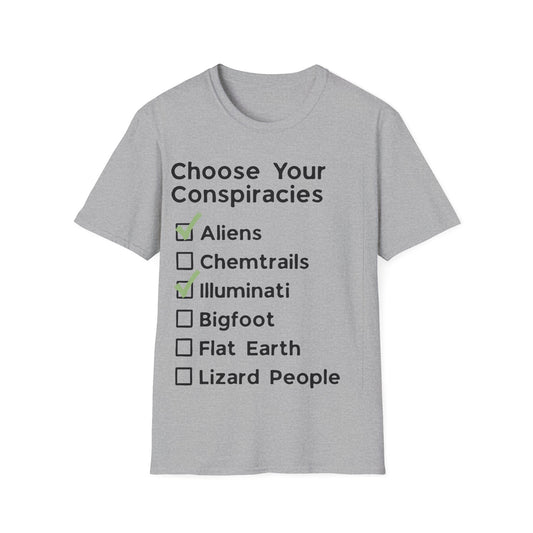 Conspiracy Checklist T-Shirt