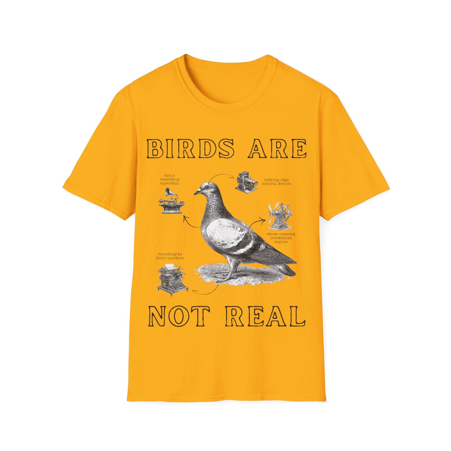 Birds Are Not Real - Vintage T-Shirt