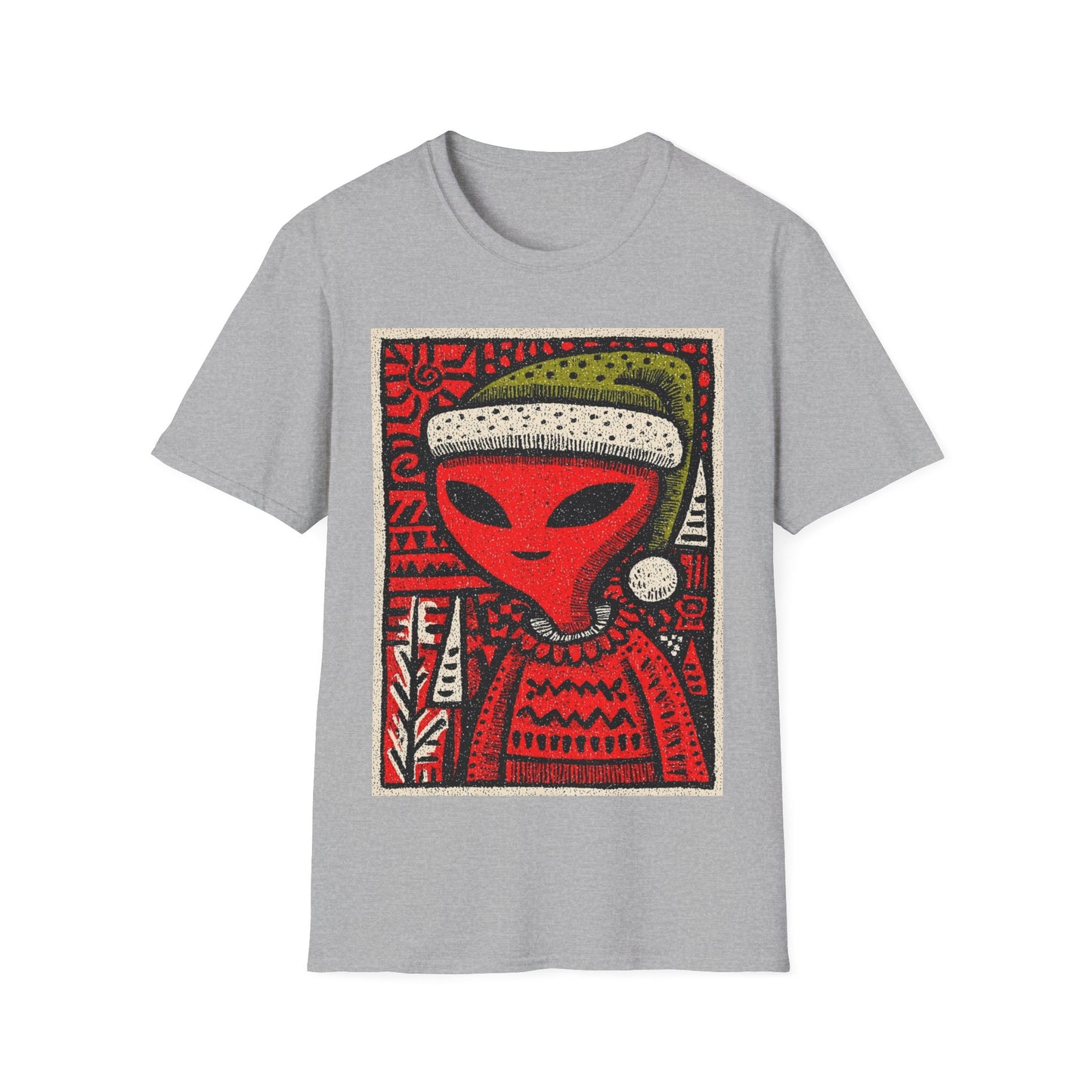 Alien Christmas Holiday T-Shirt