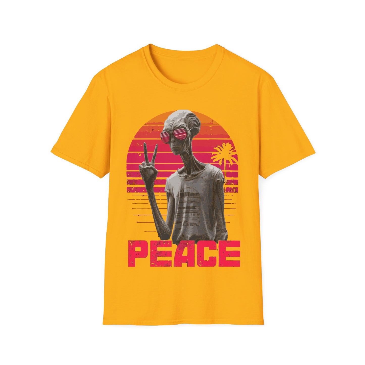 Alien Peace Sign T-Shirt