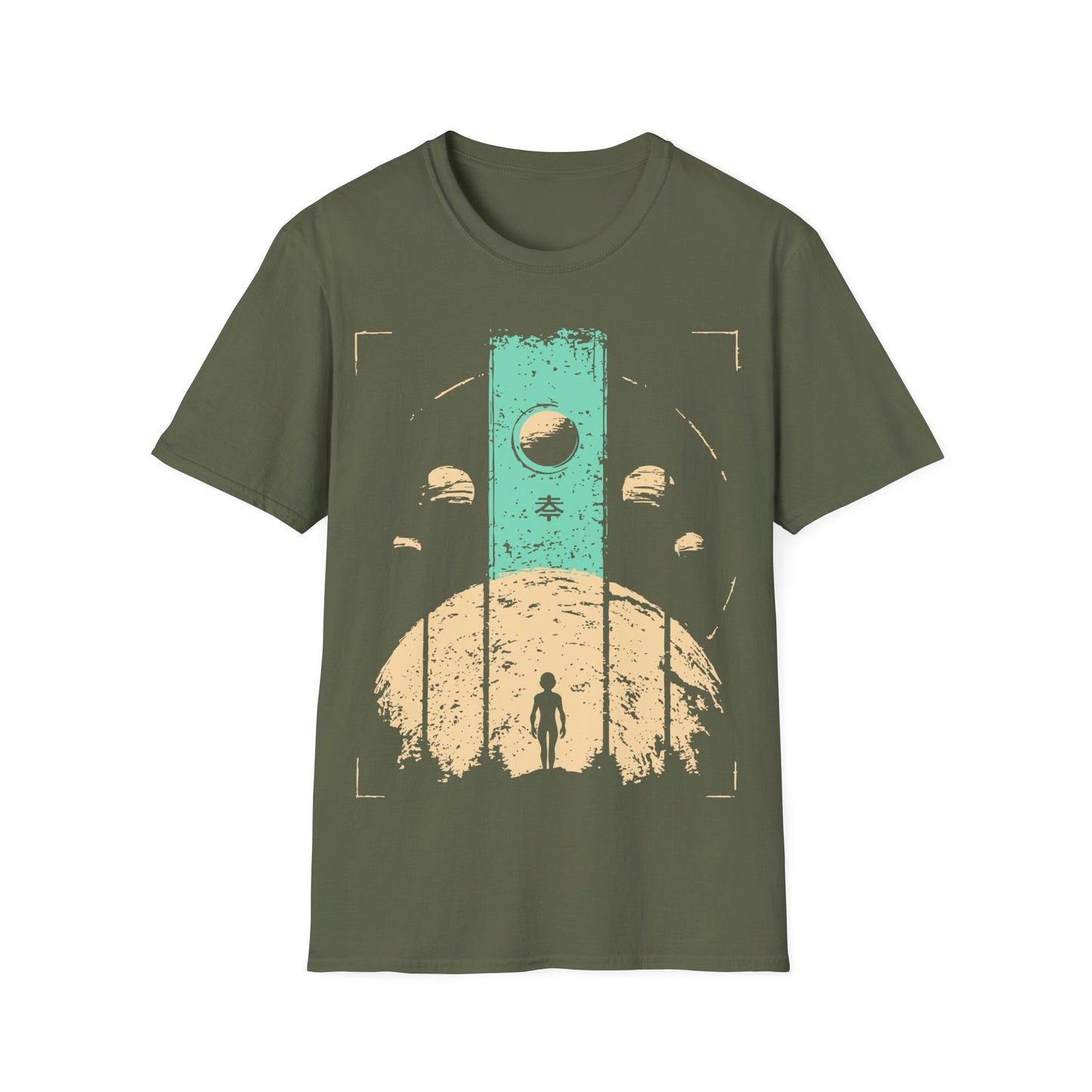 Cosmic Wanderer Wabi Sabi T-Shirt