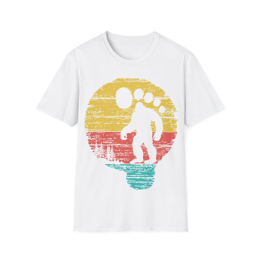 Sasquatch Retro Sunset T-Shirt