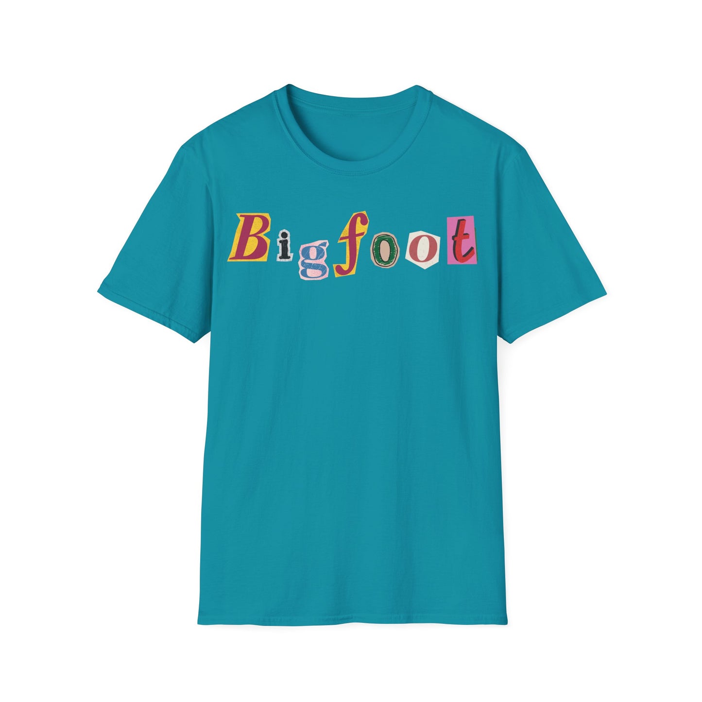 Bigfoot Letter Cuts T-Shirt