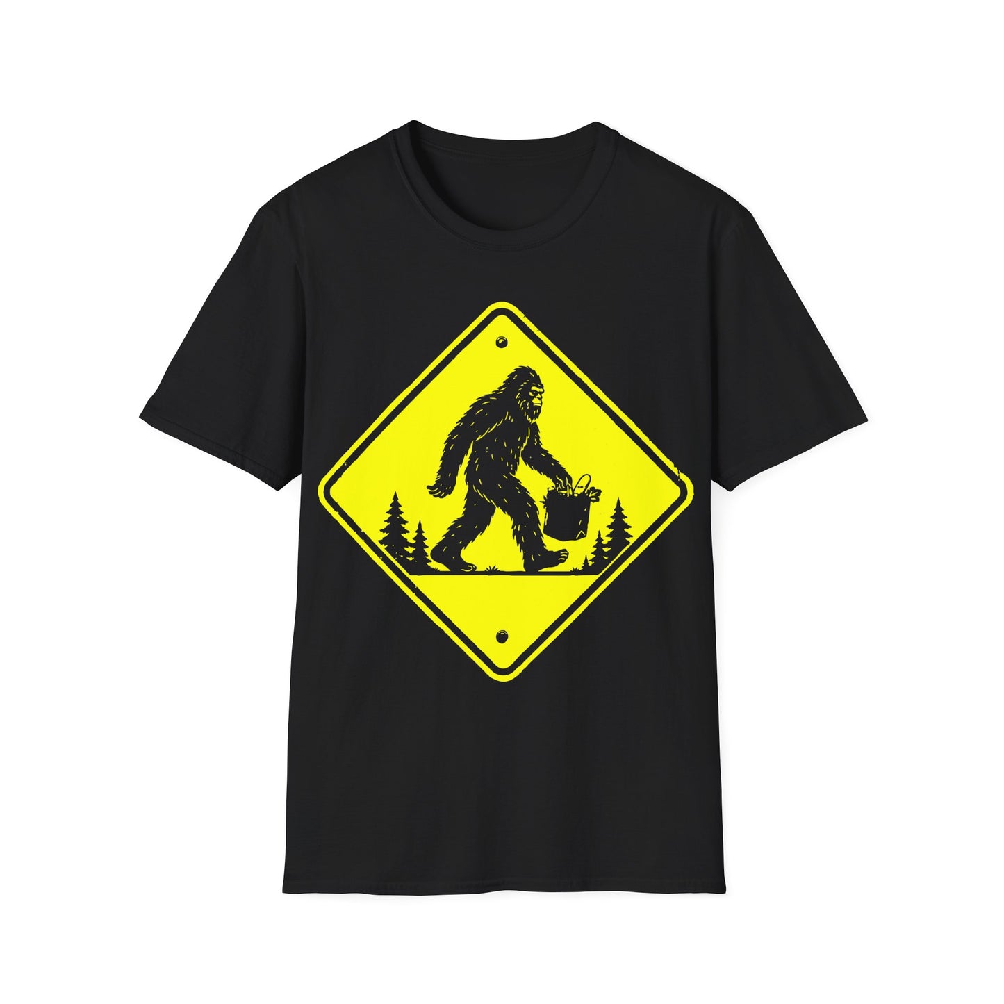 Bigfoot Road Sign T-Shirt