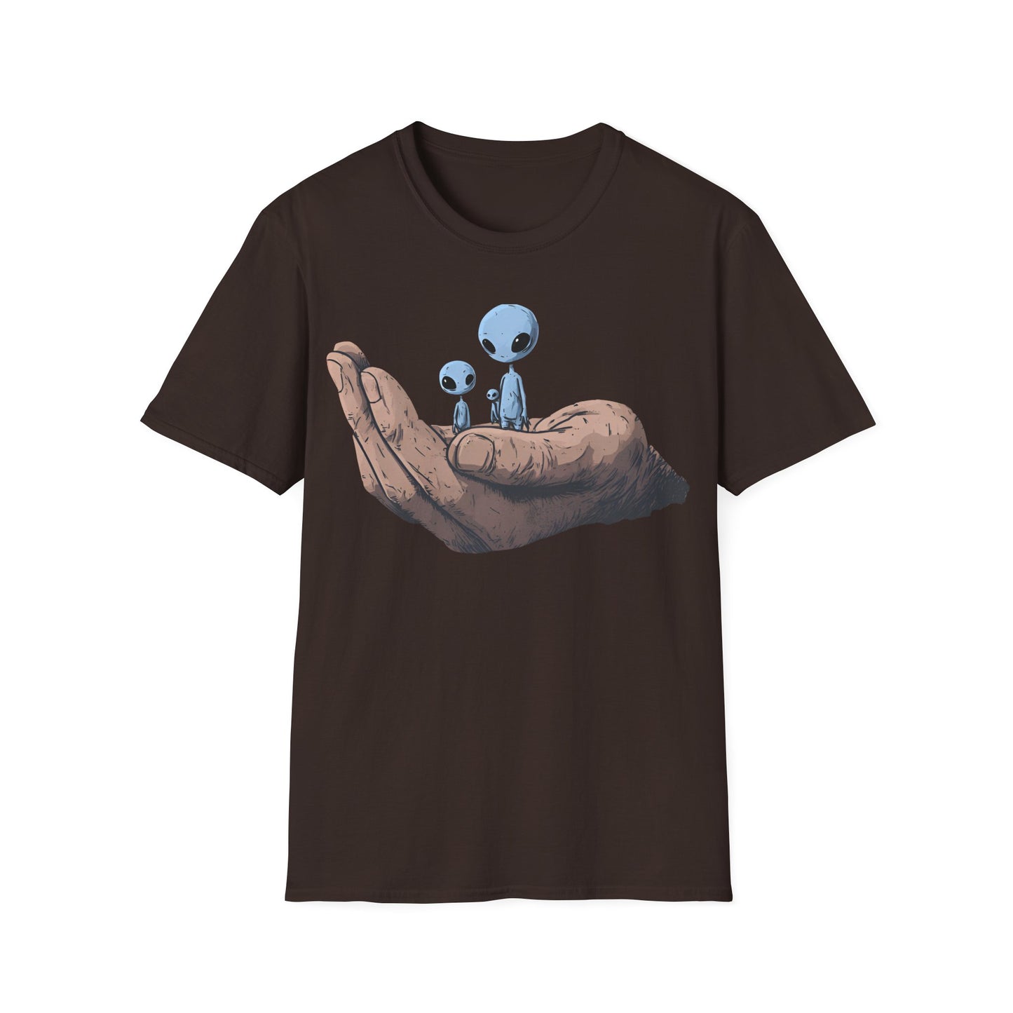 Holding Tiny Aliens - Concept Art T-Shirt