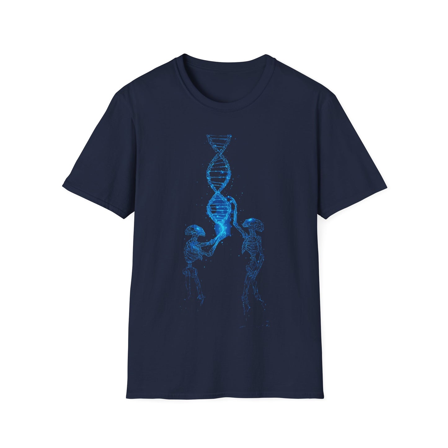 Aliens Building Human DNA T-Shirt