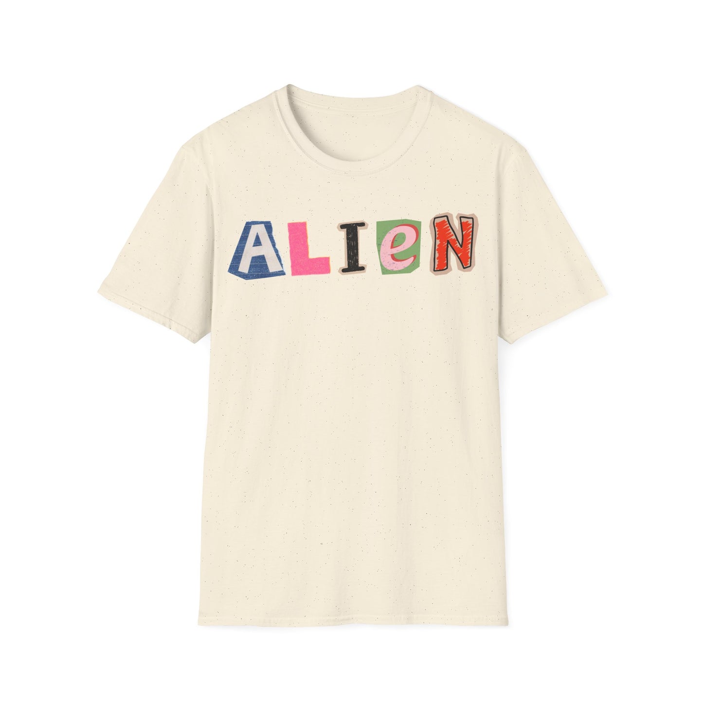 Alien Letter Cuts T-Shirt