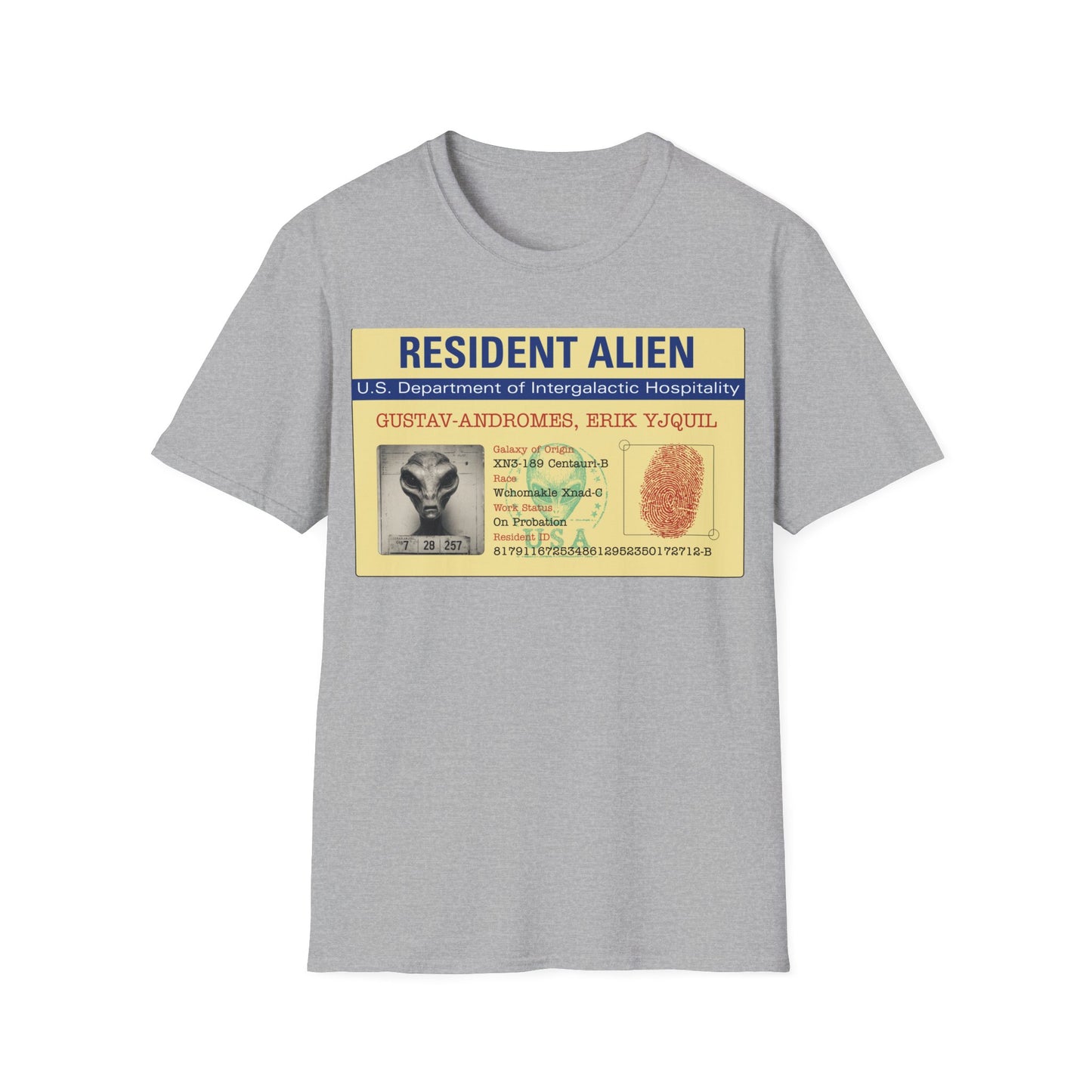 Resident Alien ID Card T-Shirt