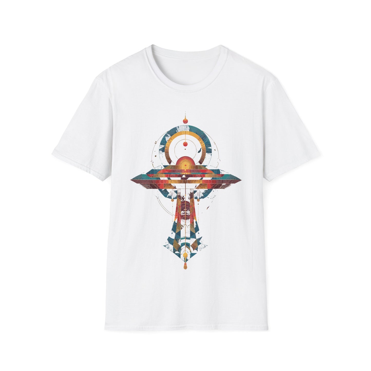 Ankh UFO Amulet T-Shirt