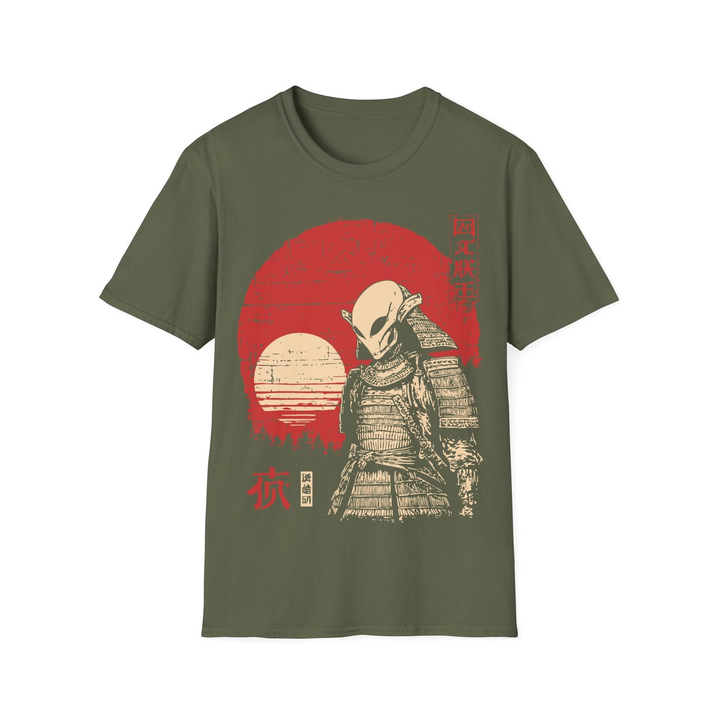 Alien Samurai Wabi Sabi T-Shirt