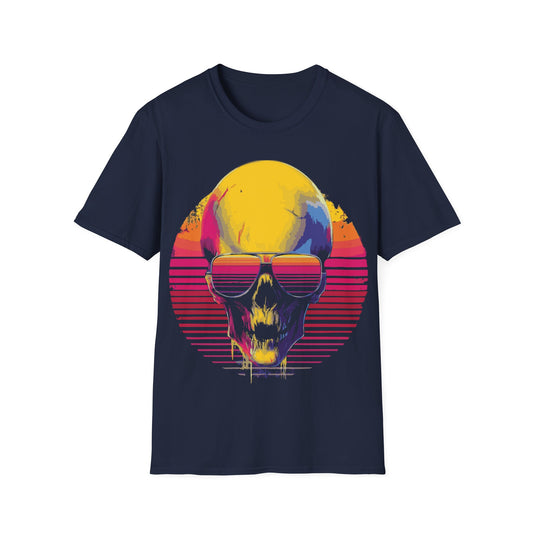Alien Skull - Synthwave T-Shirt
