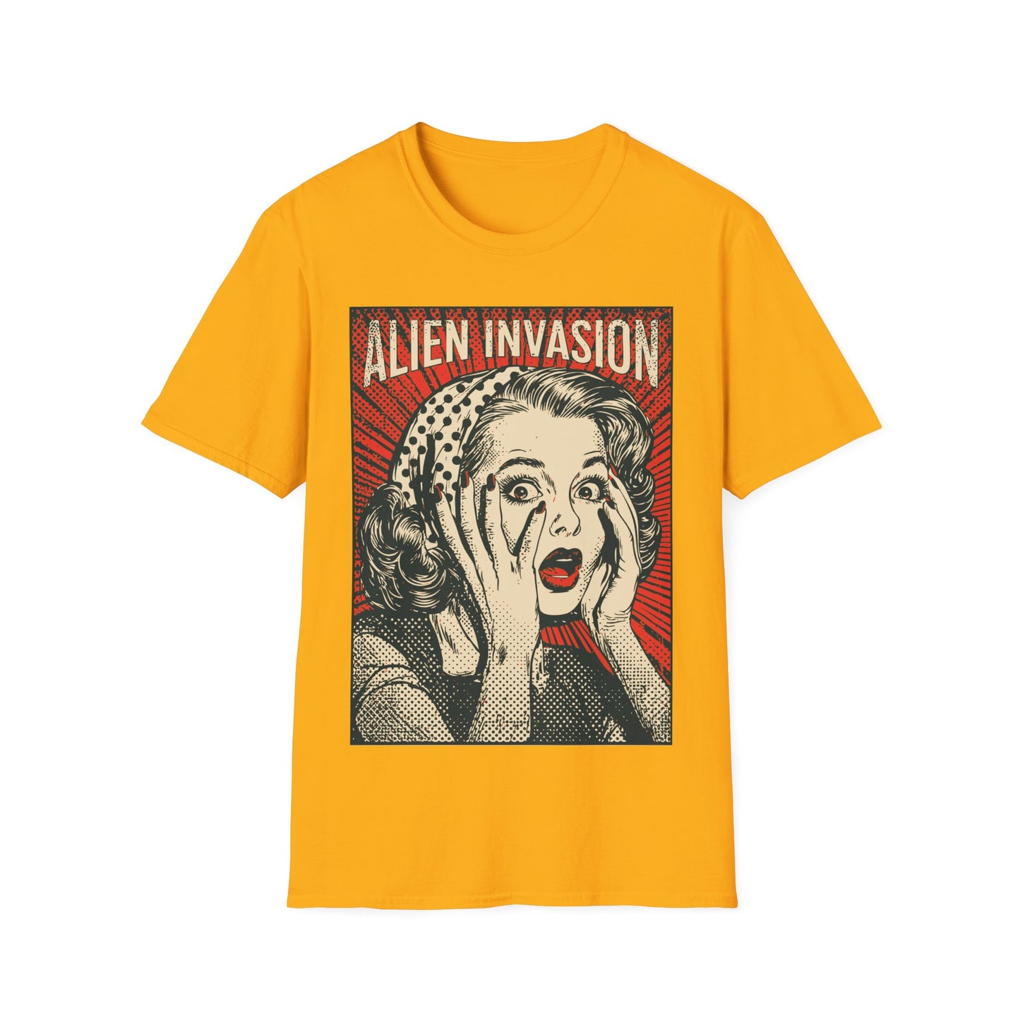 Alien Invasion Retro T-Shirt