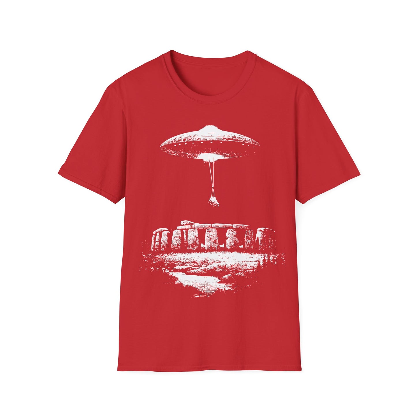 UFO Building Stonehenge T-Shirt