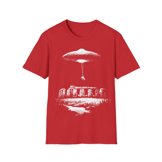 UFO Building Stonehenge T-Shirt