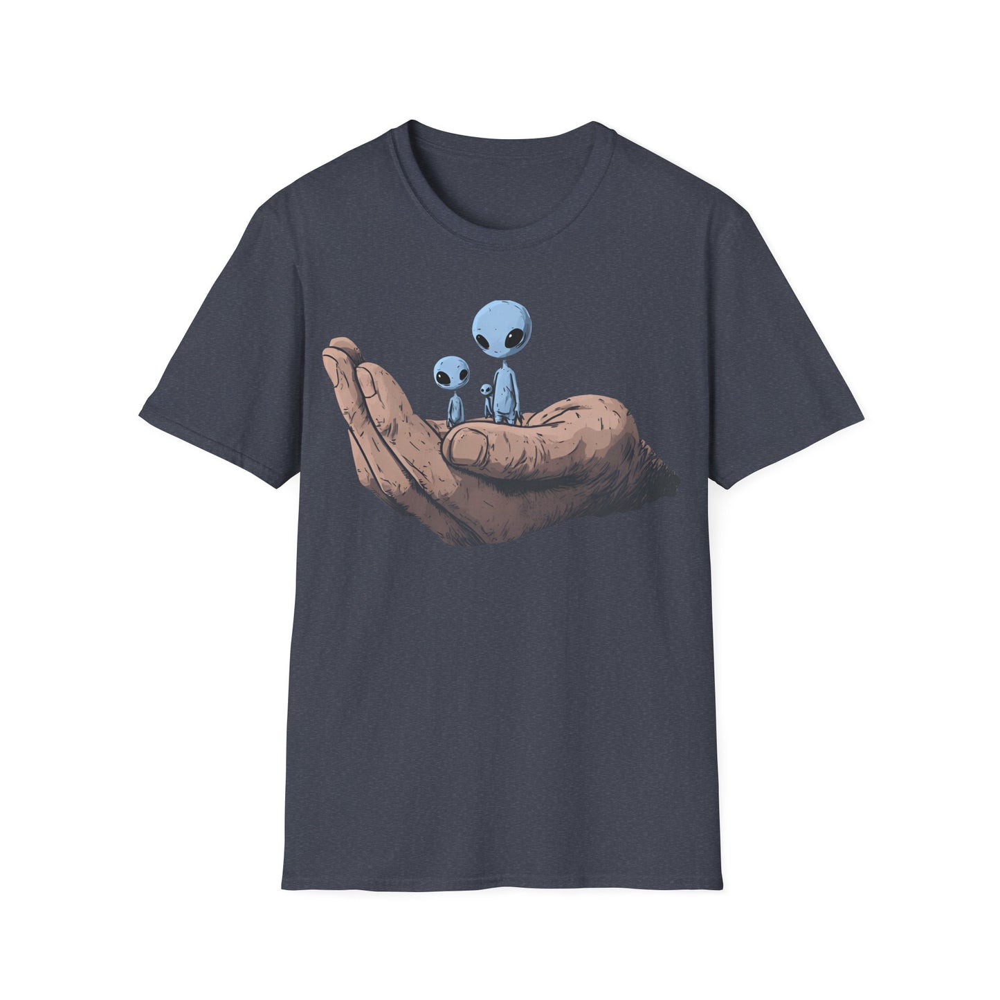 Holding Tiny Aliens - Concept Art T-Shirt