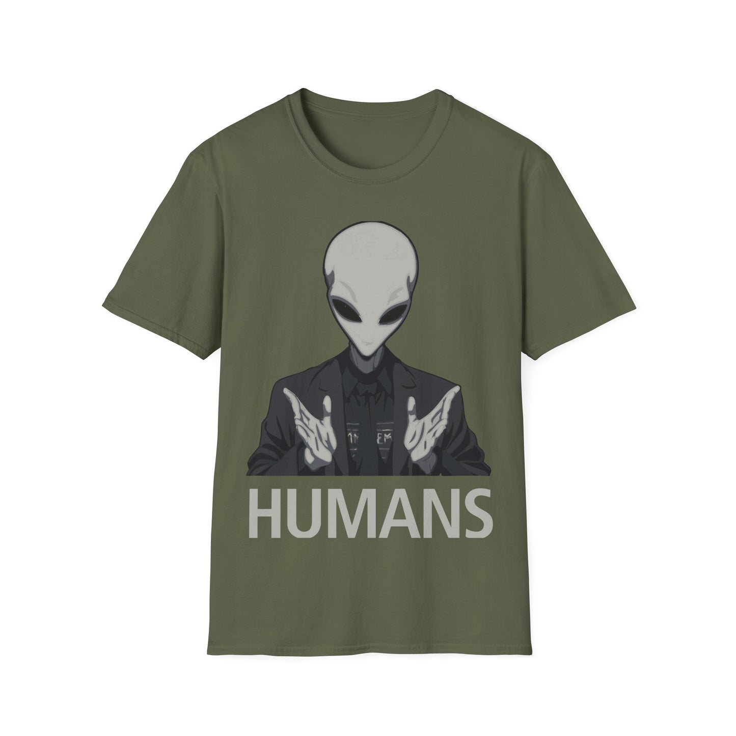 Humans - Alien Meme T-Shirt