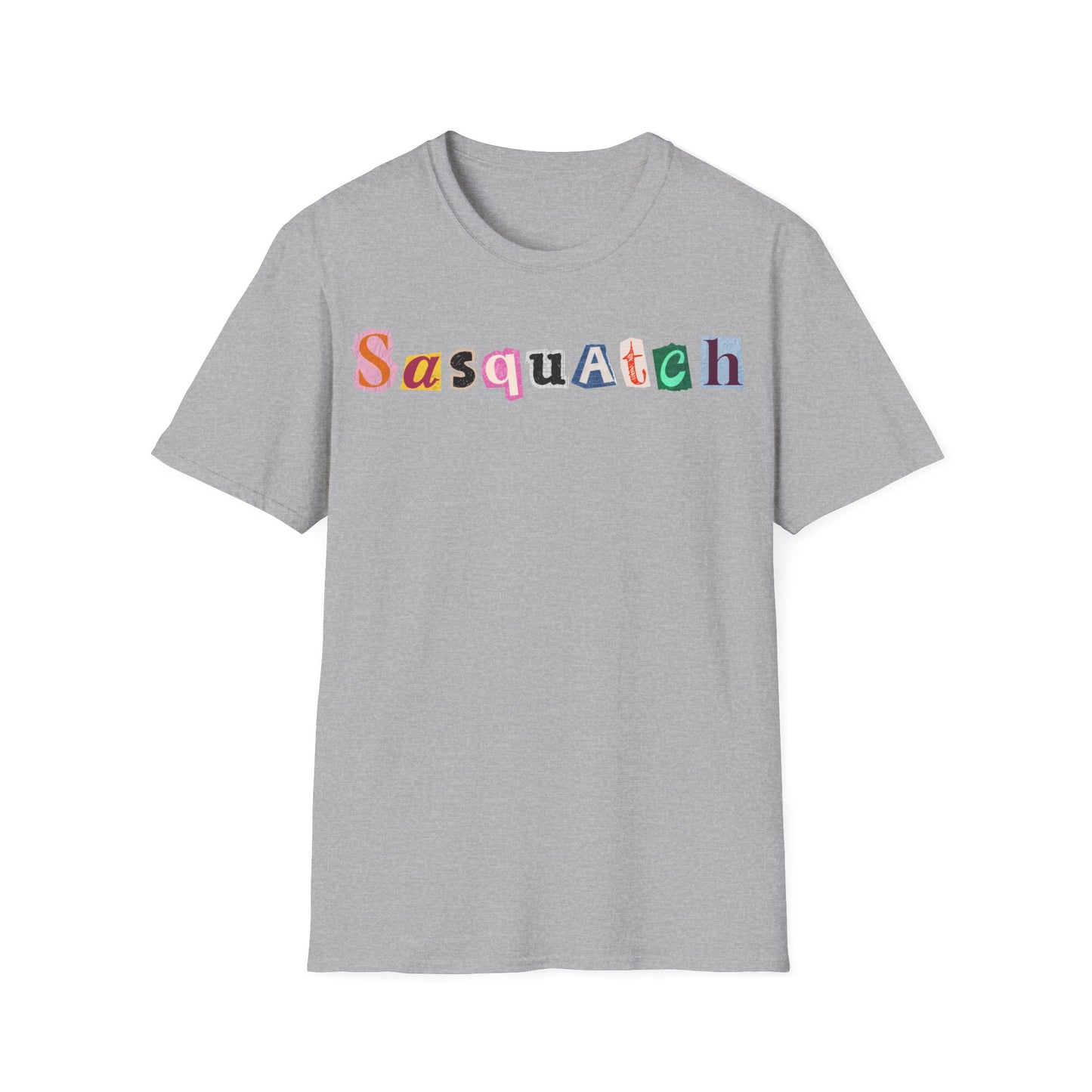 Sasquatch Letter Cuts T-Shirt