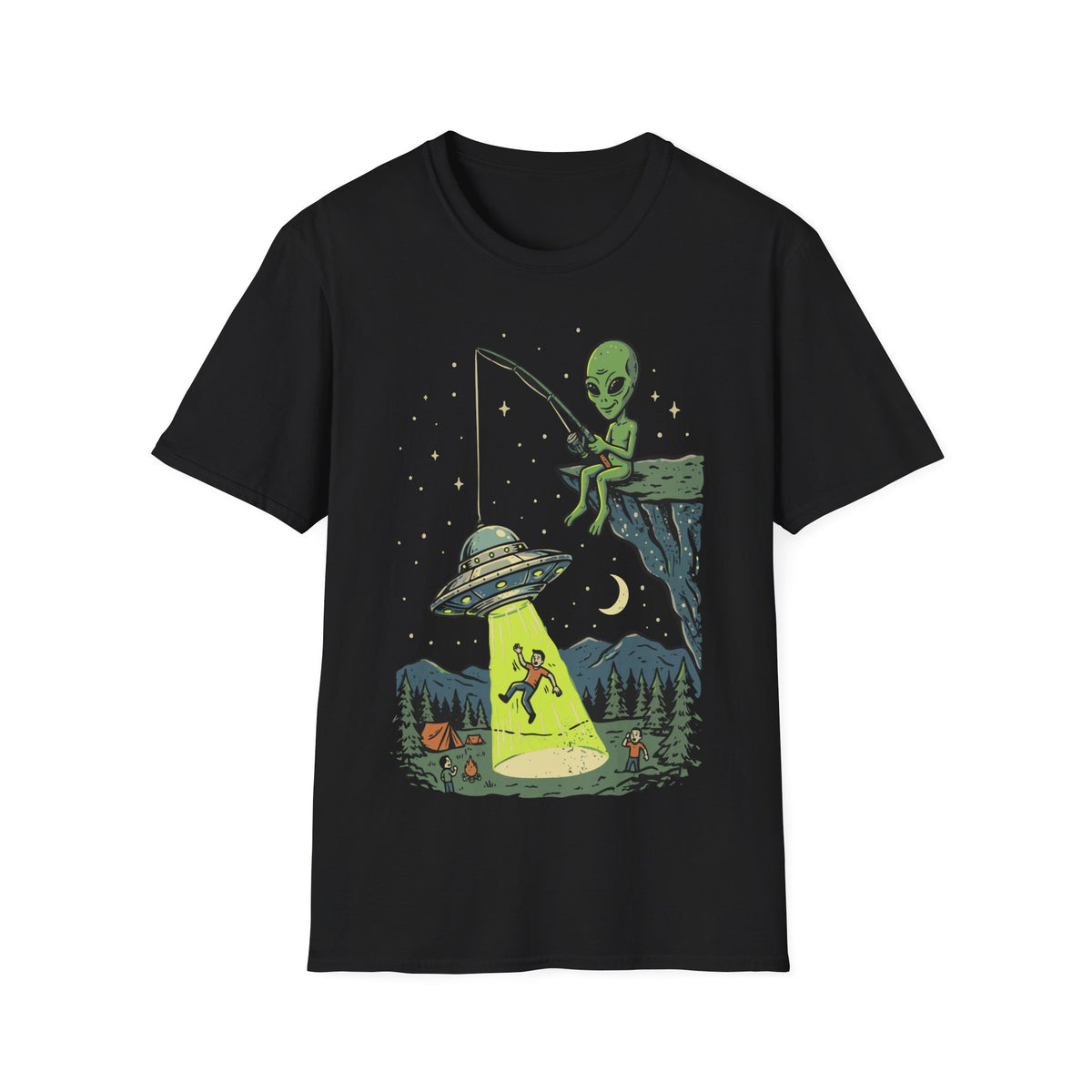 Alien Fishing T-Shirt