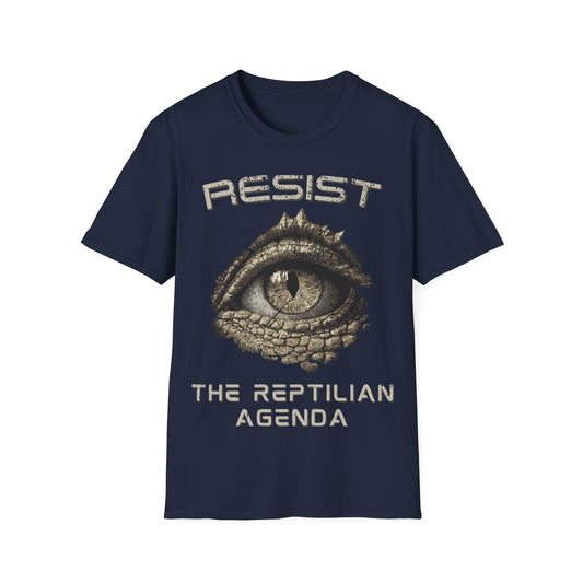 Resist the Reptilian Agenda T-Shirt