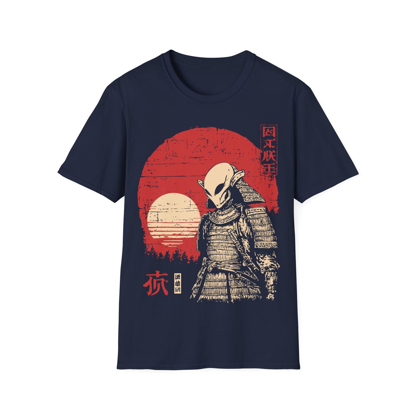 Alien Samurai Wabi Sabi T-Shirt