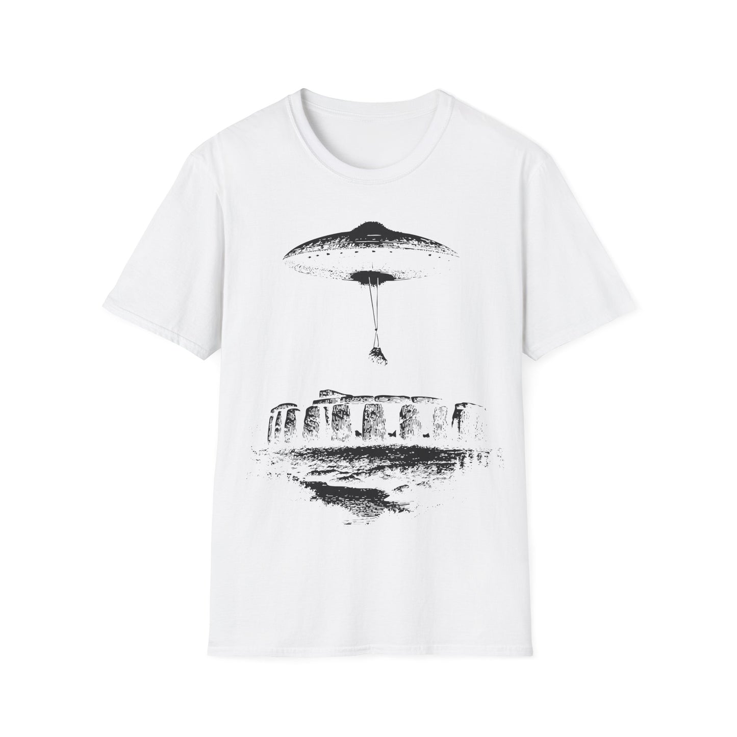 UFO Building Stonehenge T-Shirt