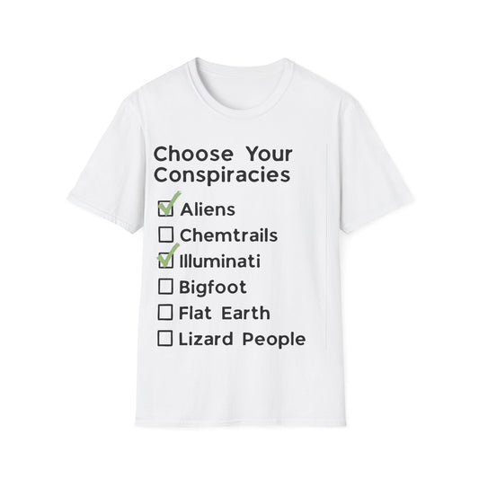 Conspiracy Checklist T-Shirt