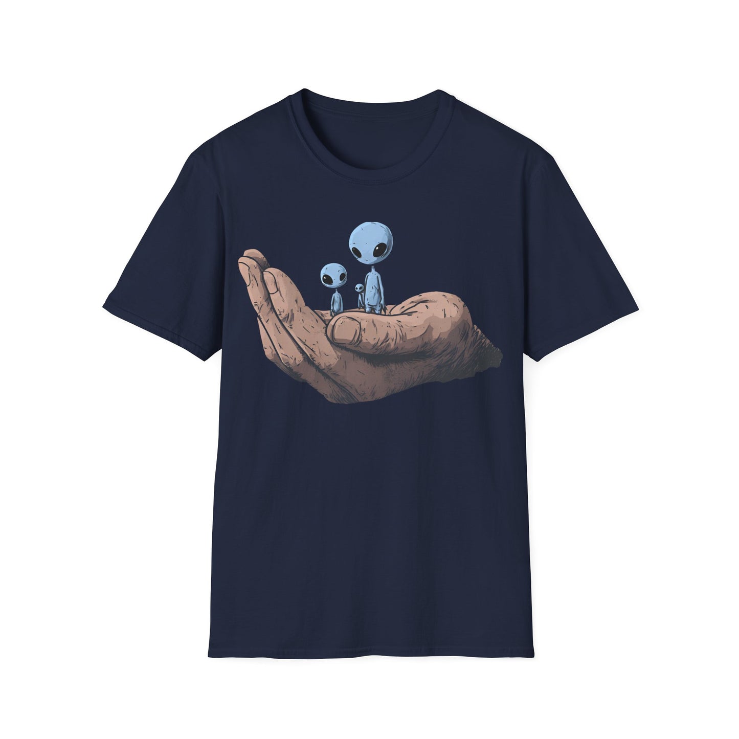 Holding Tiny Aliens - Concept Art T-Shirt