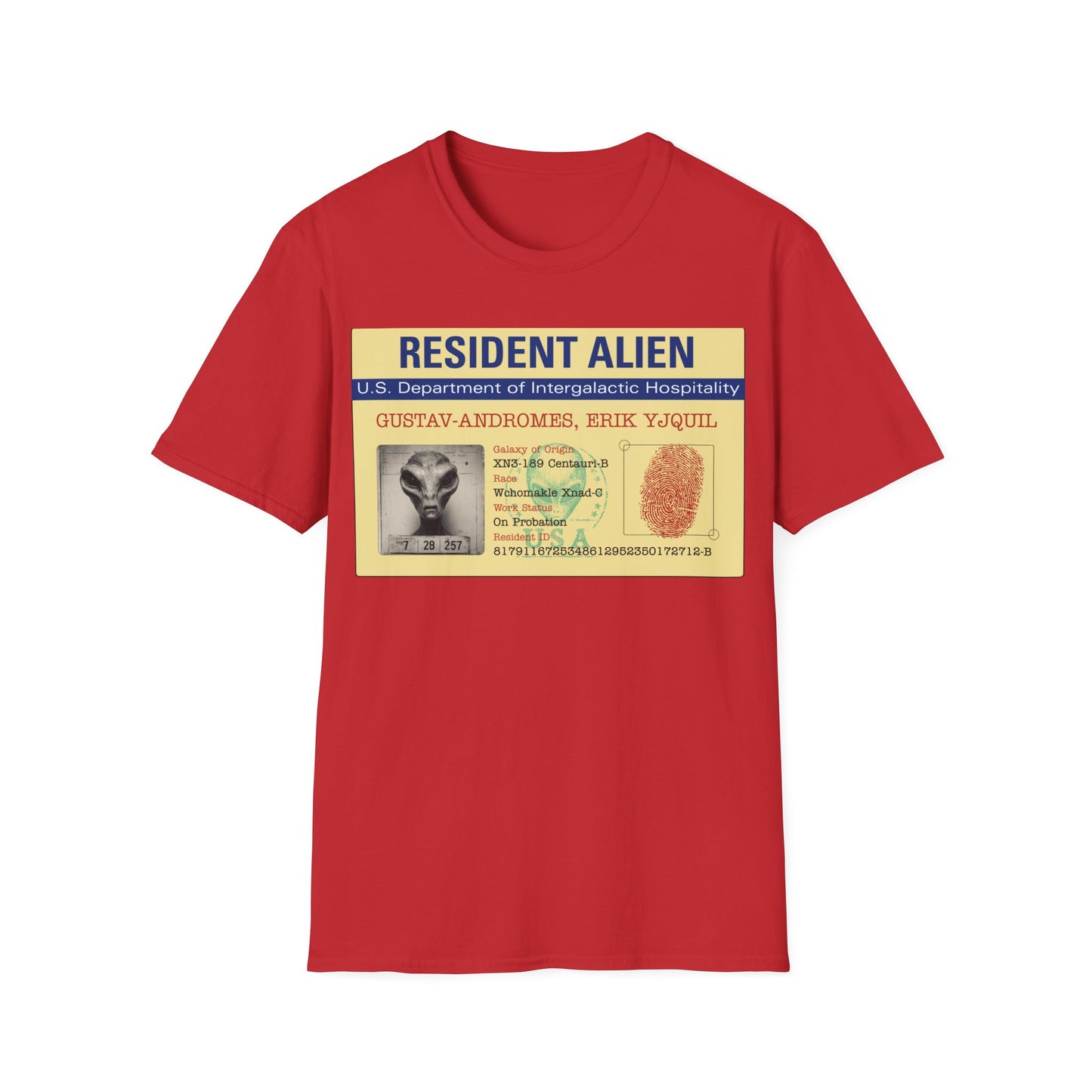 Resident Alien ID Card T-Shirt