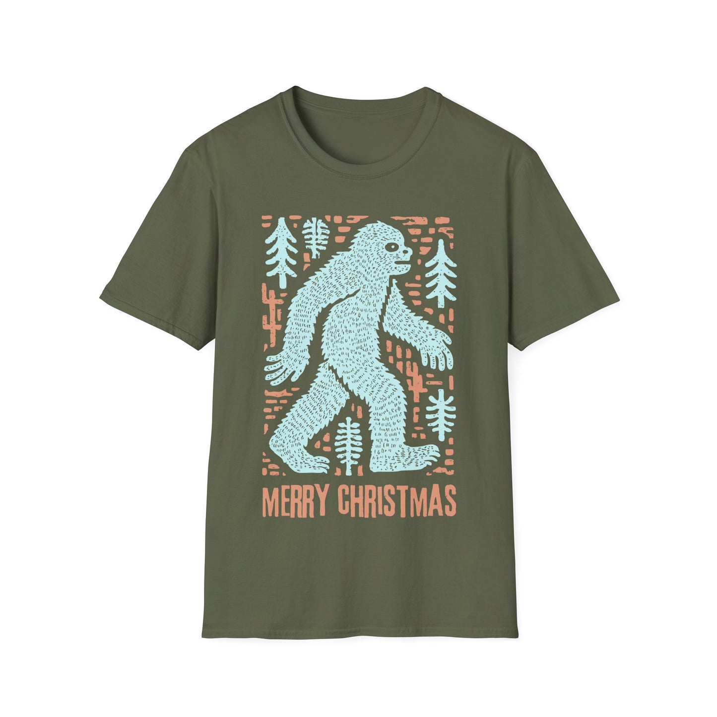 Sasquatch - Merry Christmas T-Shirt
