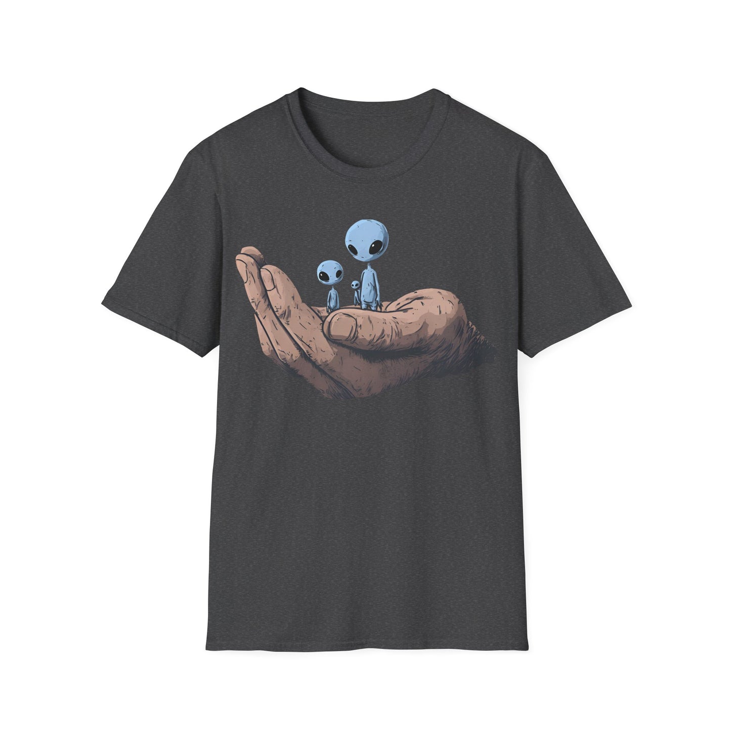 Holding Tiny Aliens - Concept Art T-Shirt