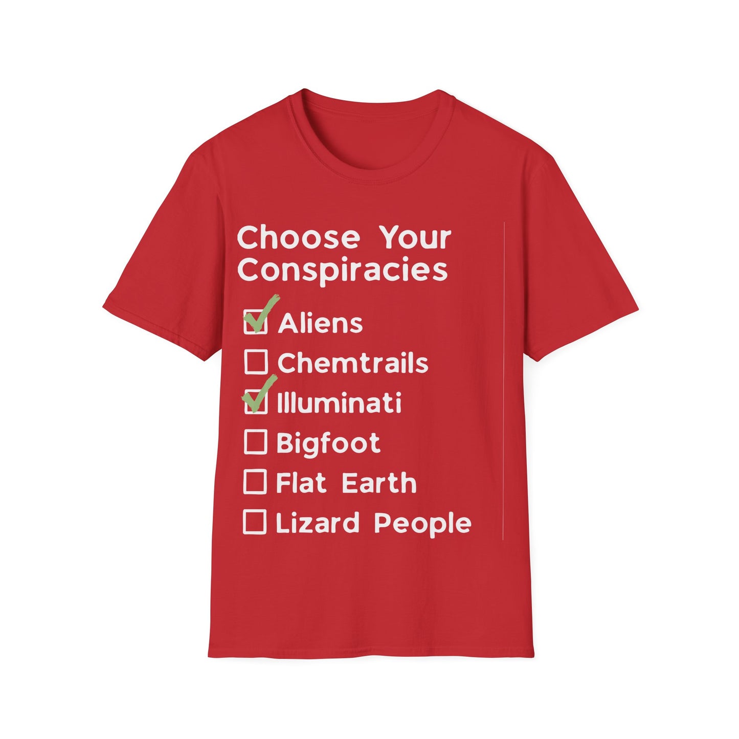 Conspiracy Checklist T-Shirt