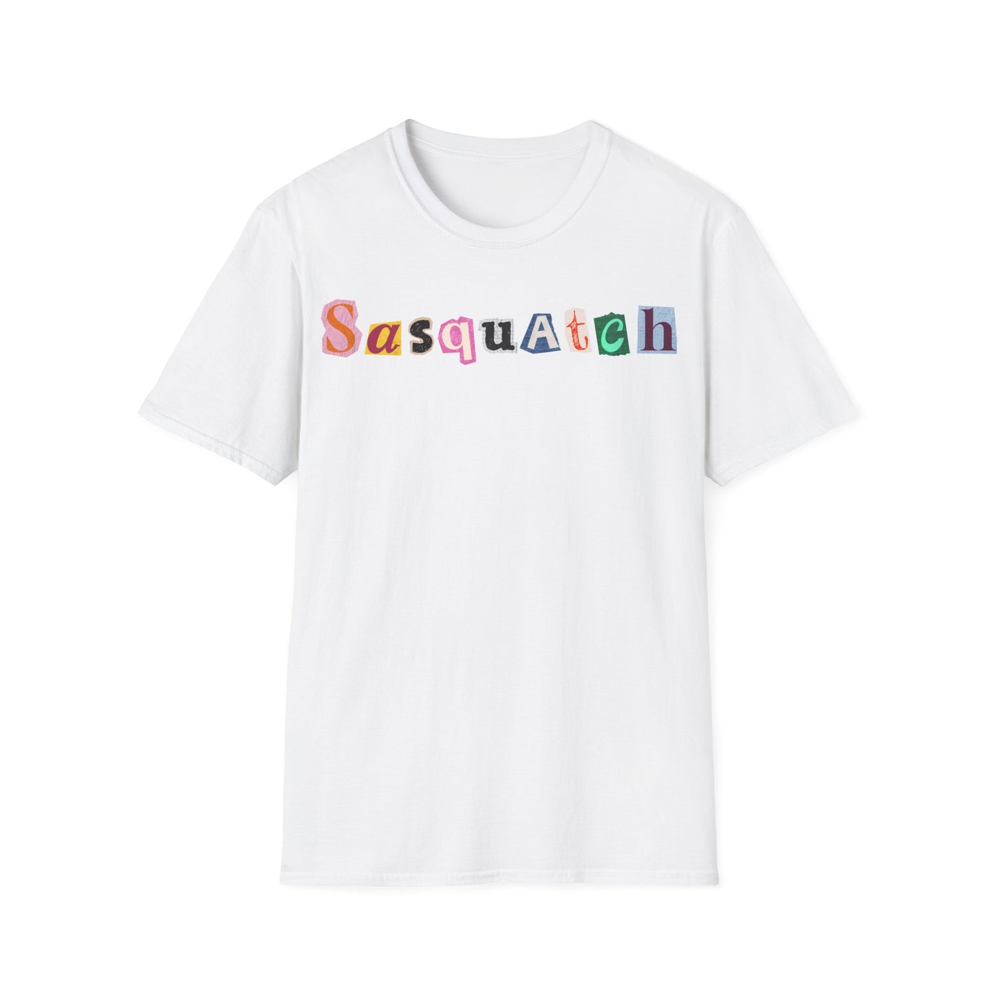 Sasquatch Letter Cuts T-Shirt