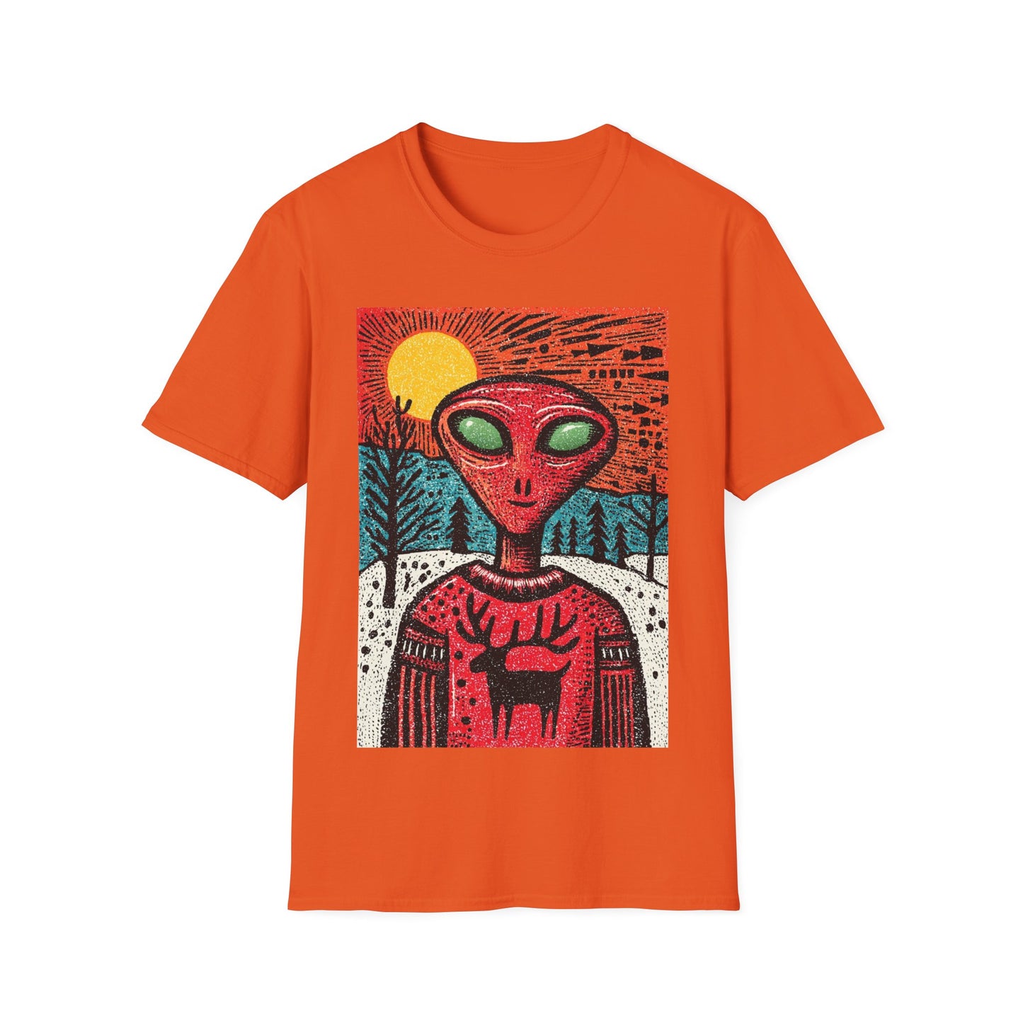 Alien Christmas Visitor T-Shirt