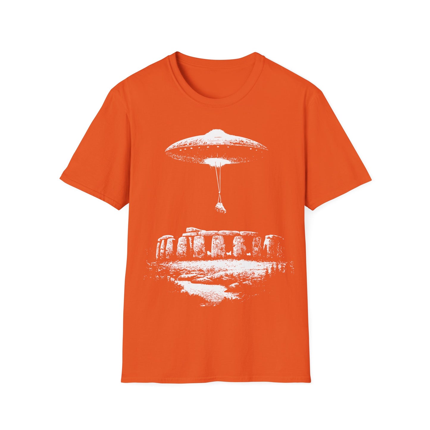 UFO Building Stonehenge T-Shirt